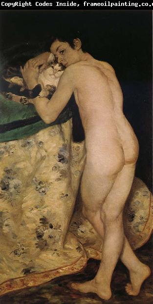Pierre-Auguste Renoir Le jeune Garqon au Chat